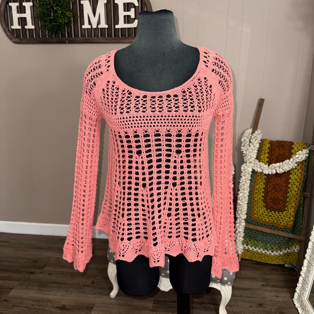 Free People • Annabelle Crochet Sweater - Picture 9 of 10